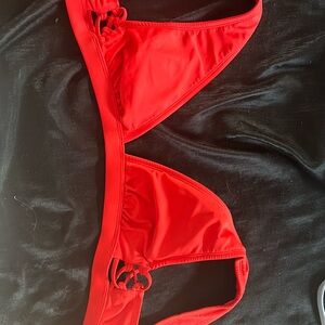 red swim top!